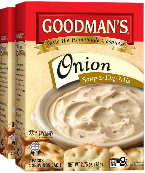 Goodman's Onion Soup & Dip Mix, 2.75 oz (Pack of 2)