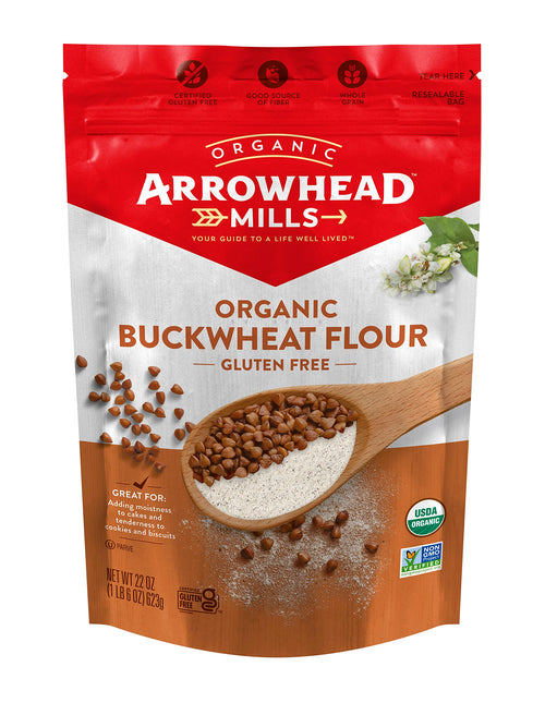 Arrowhead Mills Organic Buckwheat Flour, Gluten Free, 22 oz