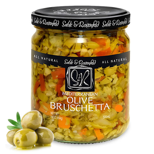 Sable & Rosenfeld Mediterranean Olive Bruschetta, 16 oz Jar