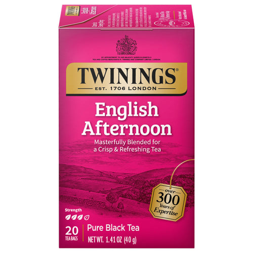 Twinings English Afternoon Black Tea, 20 Tea Bags