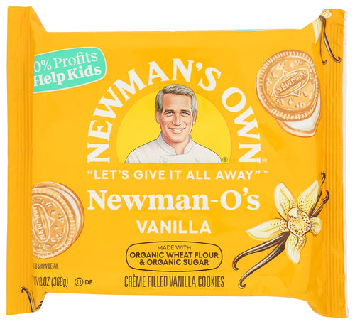 Newman's Own Organics Vanilla Cremes Cookies, 13 oz