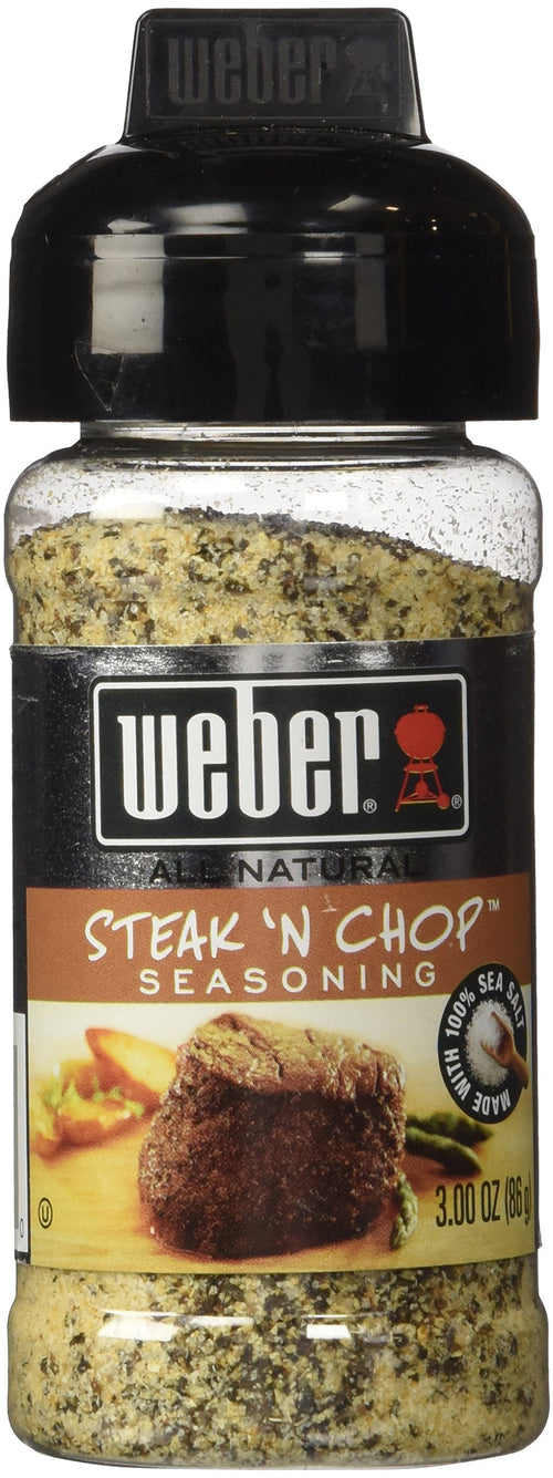 Weber Steak 'N Chop Seasoning, 3 oz (Pack of 2)