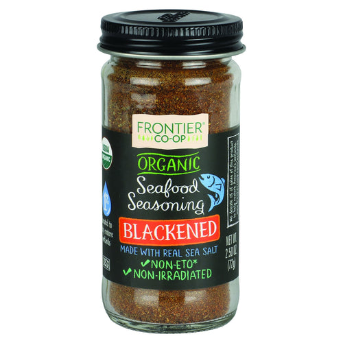 Frontier Organic Blackened Seafood Seasoning, 2.5 oz