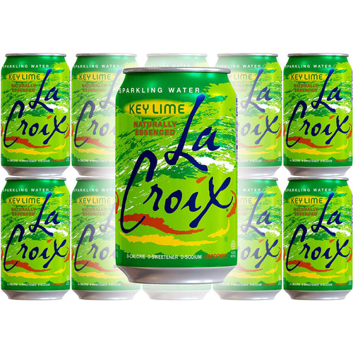 La Croix Key Lime Sparkling Water, 12 fl oz (Pack of 10)