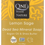 One With Nature Lemon Sage Soap Bar, 7 oz