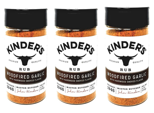 Kinder's Woodfired Garlic Rub, 6 oz (Pack of 3)