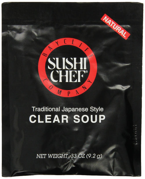 Sushi Chef Clear Soup, 0.33 oz Packets (Pack of 12)