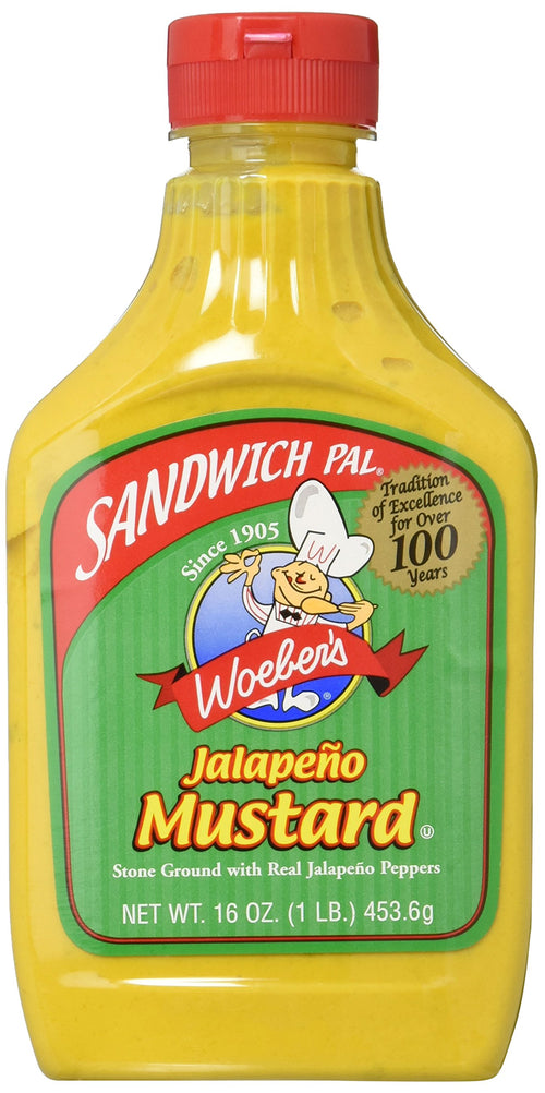 Woeber's Sandwich Pal Jalapeno Mustard