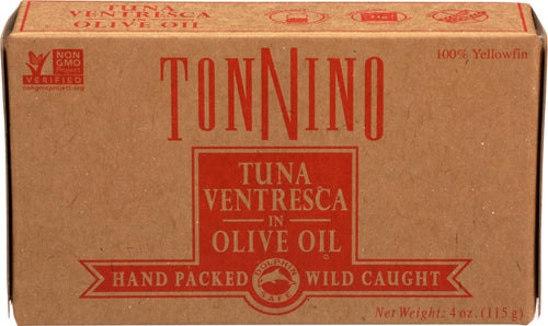 Tonnino Yellowfin Tuna Ventresca in Olive Oil, 4 oz