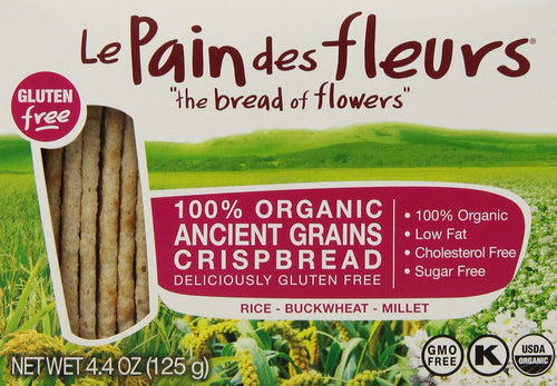Le Pain des Fleurs Ancient Grain Crispbread, 4.4 oz