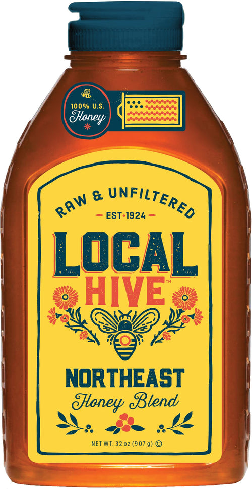 Local Hive Northeast Raw & Unfiltered Honey, 32 oz