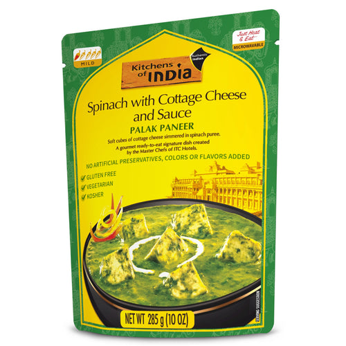 Kitchens of India Ready-to-Eat Palak Paneer, 10 oz (Pack of 6)
