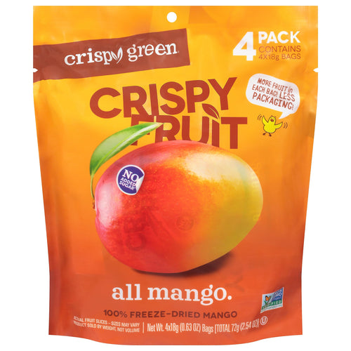 Crispy Green Freeze-Dried Mangoes, 2.54 oz