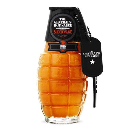 The General's Hot Sauce Shock & Awe, Habanero Pepper, 6 oz