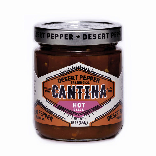 Desert Pepper Trading Company Cantina Salsa, Hot Red, 16 oz