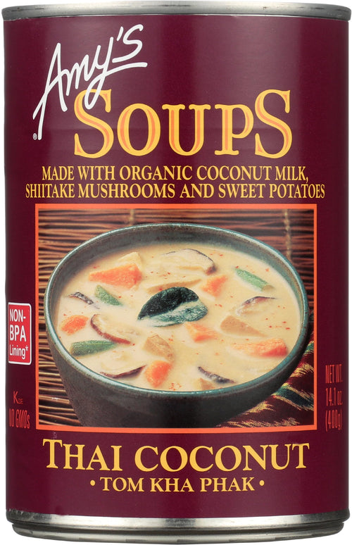 Amy's Organic Thai Coconut Soup (Tom Kha Phak), 14.1 oz