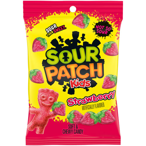 Sour Patch Kids Strawberry Soft & Chewy Candy, 8 oz