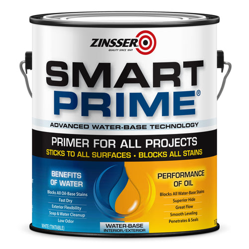 Zinsser Smart Prime Water-Based Primer, 1 Gallon