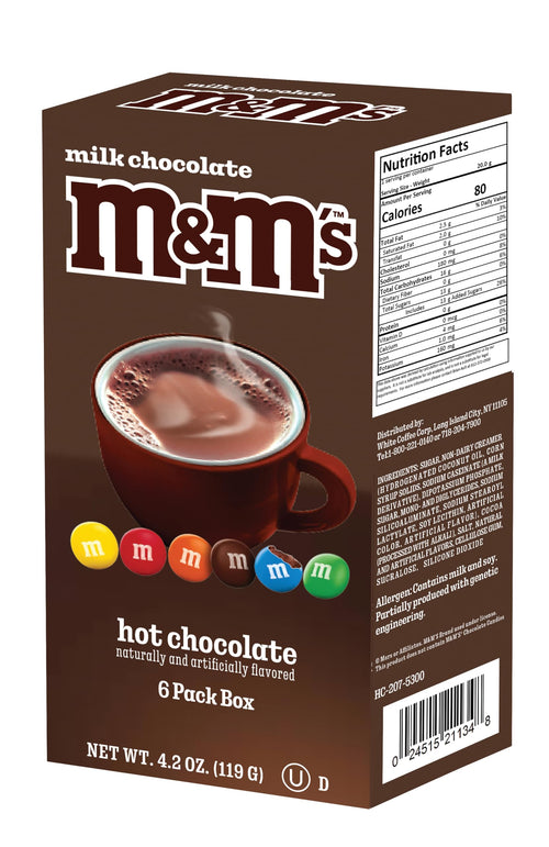 M&M's Milk Chocolate Hot Chocolate Flavor Sticks