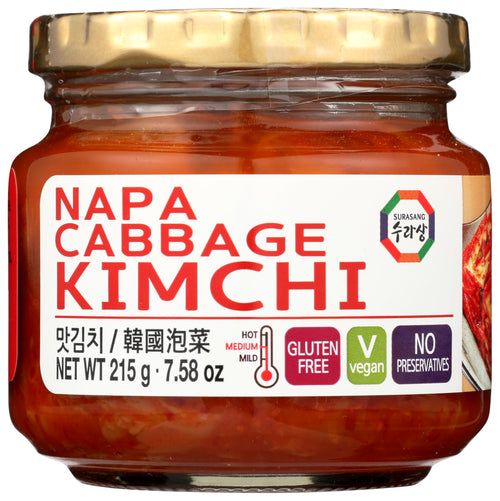 Korean Bottled Napa Cabbage Kimchi, Original, 7.58 oz