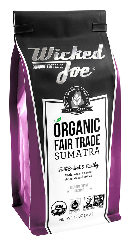Wicked Joe Sumatra Ground Coffee, 12 oz