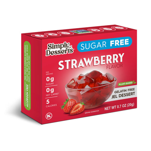 Simply Delish Strawberry Jel Dessert, 0.7 oz