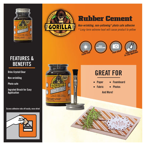 Rubber Cement, 4 oz