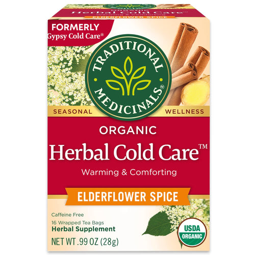 Traditional Medicinals Organic Herbal Cold Care Tea, 16 Tea Bags