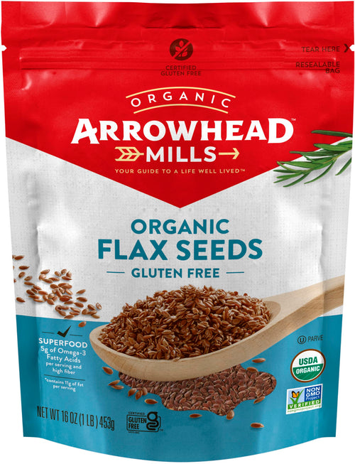 Arrowhead Mills Organic Flax Seeds, 16 oz