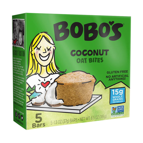 Bobo's Organic Coconut Oat Bars, 1.3 oz (5 Count)