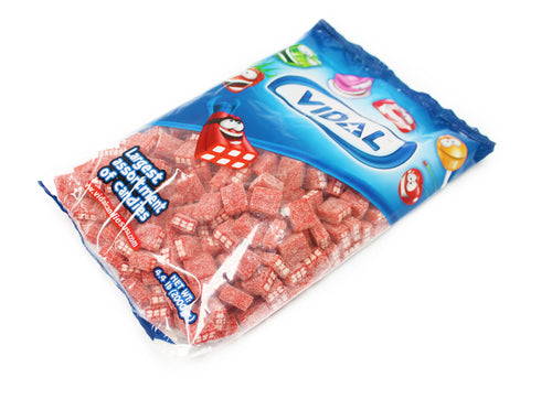 Vidal Licorice Strawberry Bricks, 4.4 lb