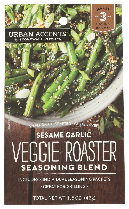 Urban Accents Sesame Garlic Veggie Roaster Seasoning Blend (Pack of 2)