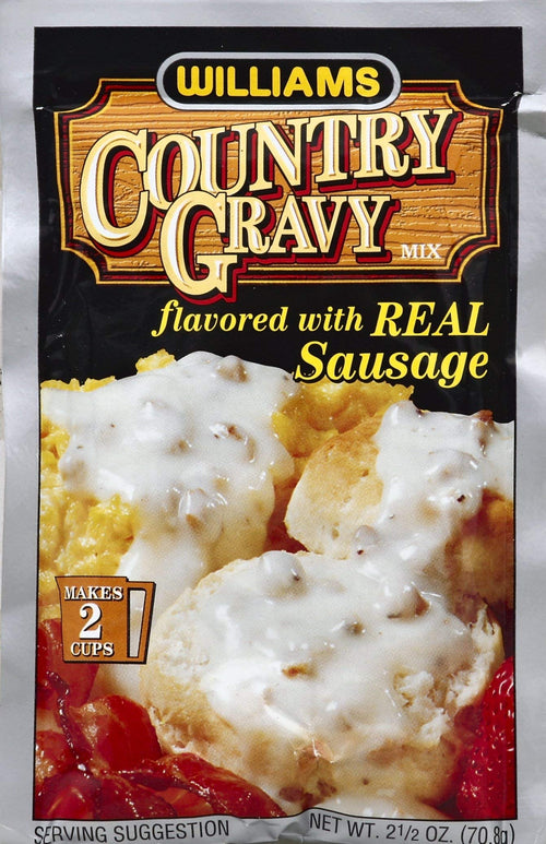 Williams Gravy Mix with Sausage, 2.5 oz (Pack of 12)