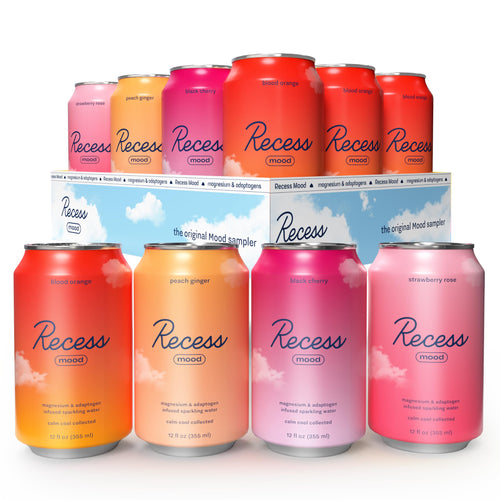 Recess Mood Calm Drink, Original Variety Pack (Pack of 12)
