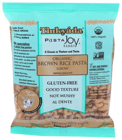 Tinkyada Organic Brown Rice Elbows Pasta, 12 oz