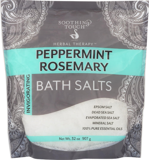 Soothing Touch Peppermint Rosemary Bath Salts, 32 oz