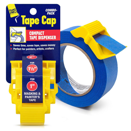 Foampro 149 Tape Cap Compact Tape Dispenser, 3-Pack