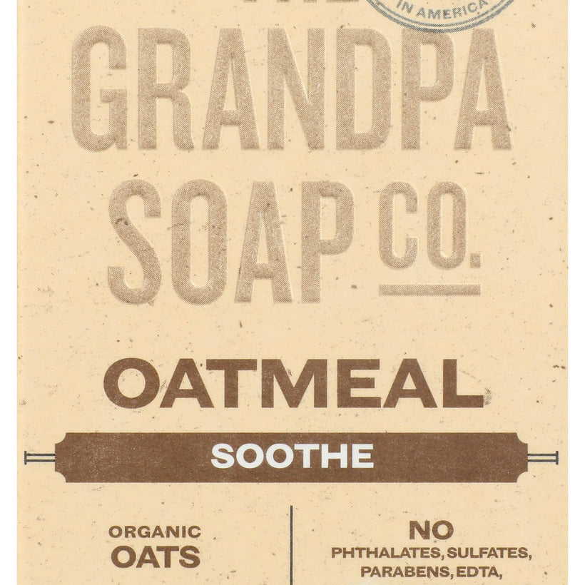Grandpa's Oatmeal Soothe Bar Soap, 4.25 oz