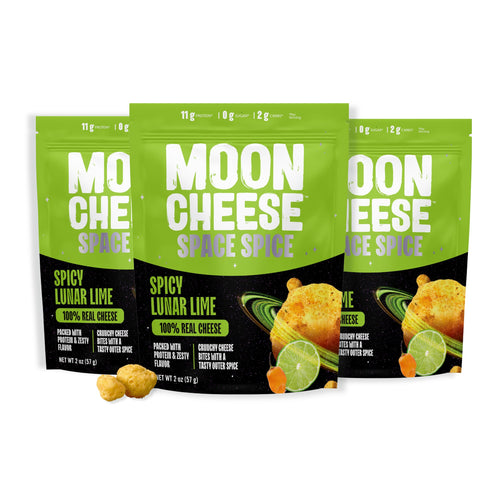 Moon Cheese Spicy Lunar Lime Cheese Bites, 2 oz (Pack of 3)