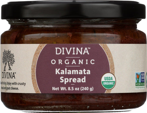 Divina Organic Kalamata Olive Spread, 8.5 oz
