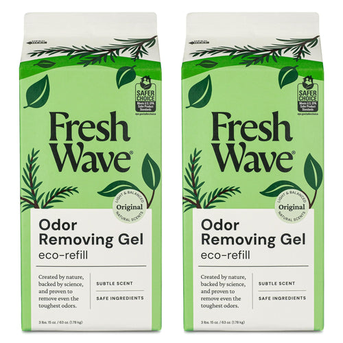 Fresh Wave Odor Eliminator Gel Refill, Original, 63 oz (Pack of 2)