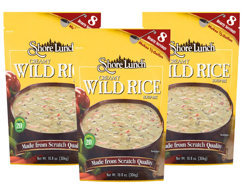 Shore Lunch Creamy Wild Rice Soup Mix, 10.8 oz (Pack of 3)