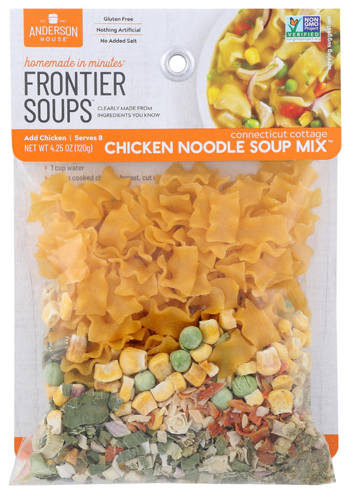 Frontier Soups Homemade in Minutes Connecticut Cottage Chicken Noodle Soup Mix, 4.25 oz