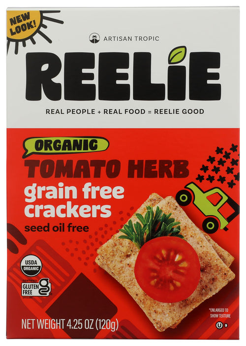 Artisan Tropic Organic Tomato Herb Crackers, 4.25 oz