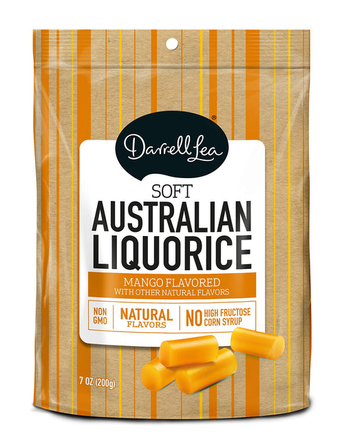 Orange Licorice, 7 oz Bags (Pack of 8)