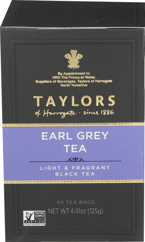 Taylors of Harrogate Earl Grey Black Tea, 50 Count