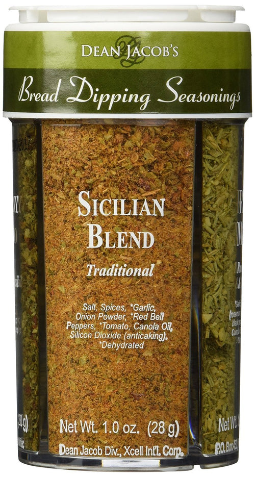 Dean Jacob's Bread Dipping Seasonings, 4 Spice Variety Pack