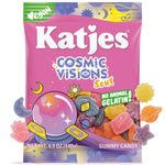 Katjes Cosmic Visions Tangy Vegan Gummy Candy, Sweet and Sour, 4.9 oz