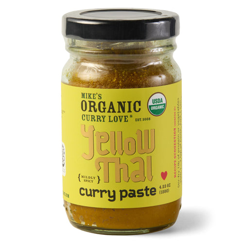 Organic Yellow Thai Curry Paste, 4.23 oz Jar