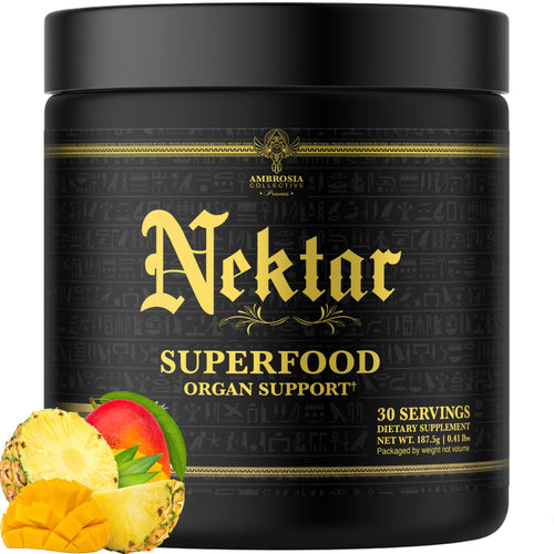 Ambrosia Superfood Organ & Cycle Support Powder, Pineapple Mango, 30 Servings